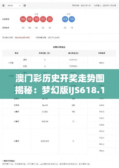 澳门彩历史开奖走势图揭秘:梦幻版IJS618.18深度解析