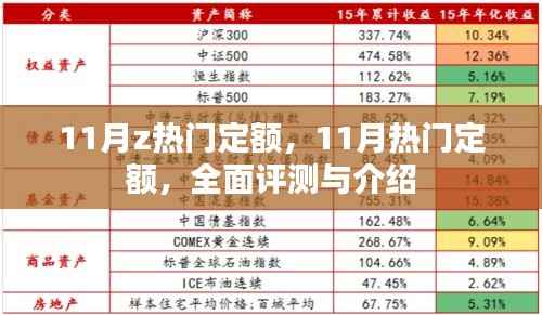 全面评测与介绍,11月热门定额详解