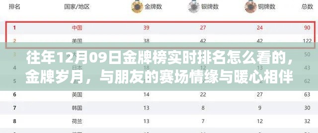 金牌岁月,赛场情缘与暖心相伴的实时排名追踪