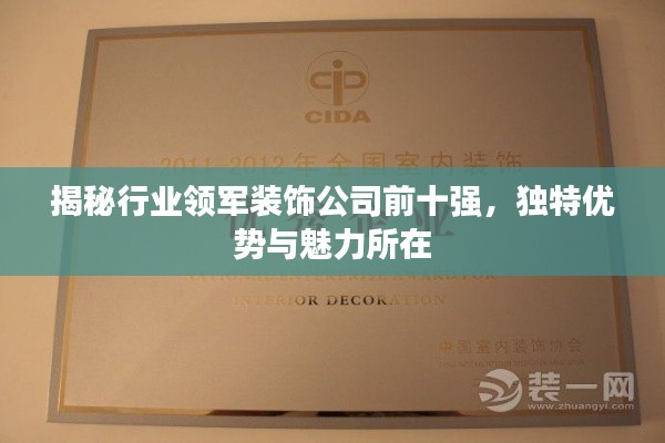 揭秘行业领军装饰公司前十强,独特优势与魅力所在