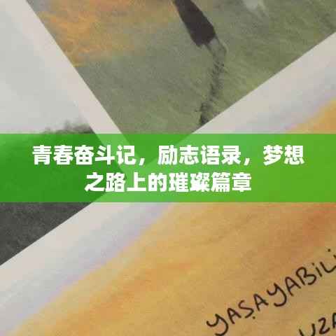 青春奋斗记,励志语录,梦想之路上的璀璨篇章