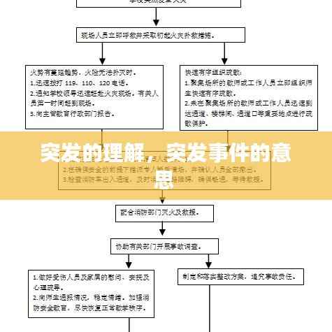突发的理解,突发事件的意思