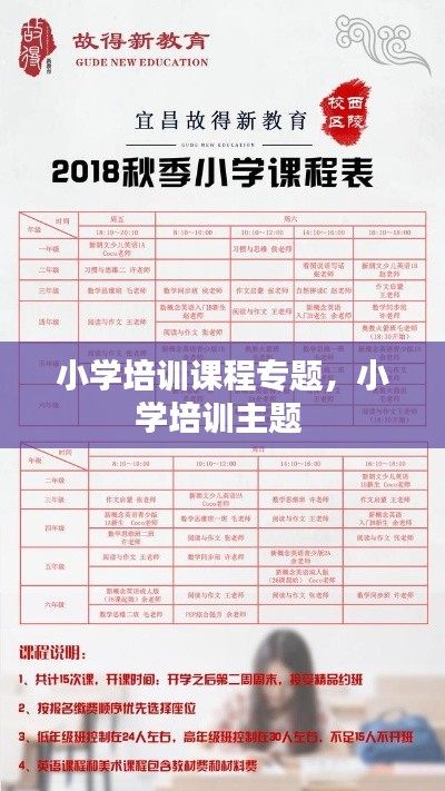 小学培训课程专题，小学培训主题 