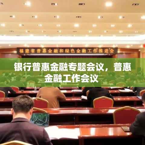 银行普惠金融专题会议,普惠金融工作会议